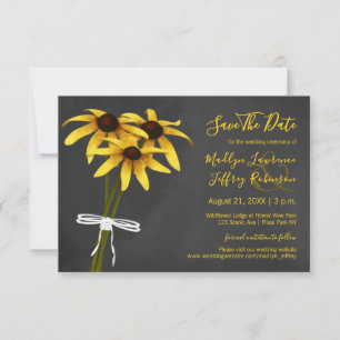 Black Eyed Susan bröllop Spara Datumet