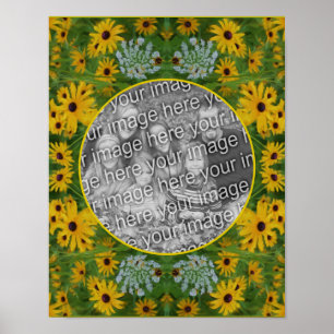 Black Eyed Susan Daisy Art Skapar ditt eget foto Poster