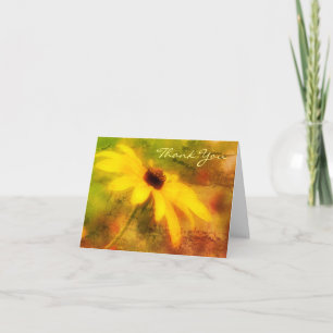 Black Eyed Susan Daisy Flower Art-tack-kort Tack Kort