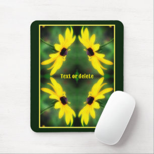 Black Eyed Susan Daisy Flower Personlig Musmatta