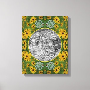 Black Eyed Susan Daisy Skapar ditt eget foto Canvastryck