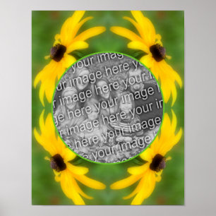Black Eyed Susan Daisy Skapar ditt eget foto Poster