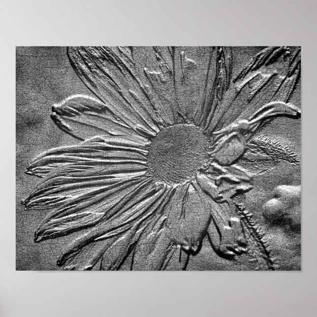 Black Eyed Susan Flower Art Poster (Framsidan)