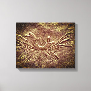 Black Eyed Susan Flower Art Sculpted Effect Canvastryck