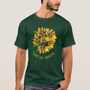 Black Eyed Susan Flower Bouquet Personlig T Shirt