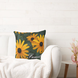 Black Eyed Susan Flower Dekorativ kudde