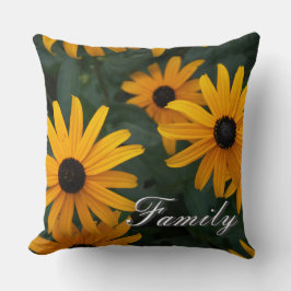 Black Eyed Susan Flower Dekorativ kudde