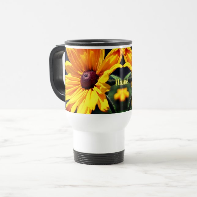 Black Eyed Susan Flower Personlig Resemugg (Framsida vänster)