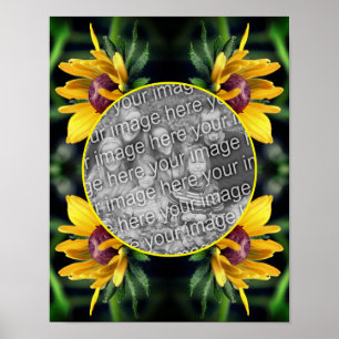 Black Eyed Susan Flower Skapar ditt eget foto Poster