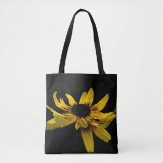 Black Eyed Susan Flower Tote Bag Tygkasse