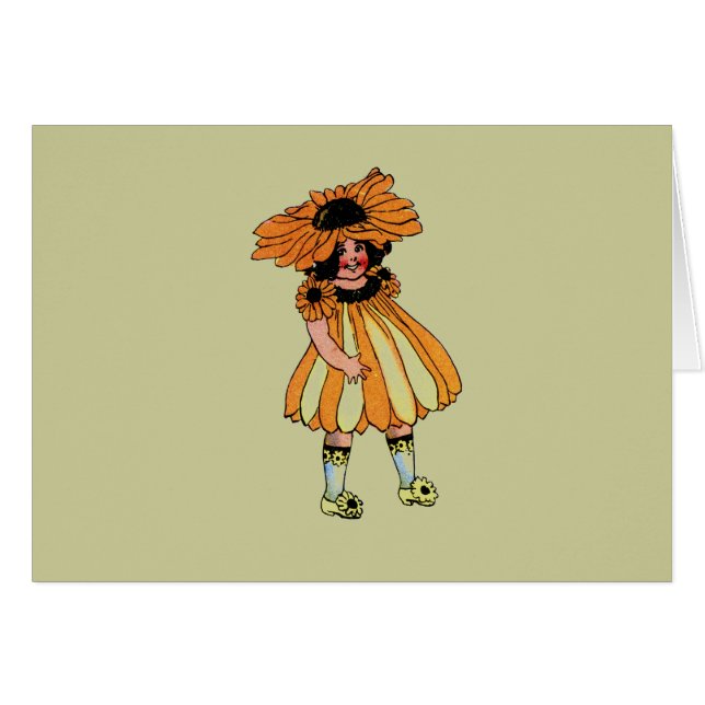 Black-Eyed Susan Hälsningskort (Framsidan Horizontal)