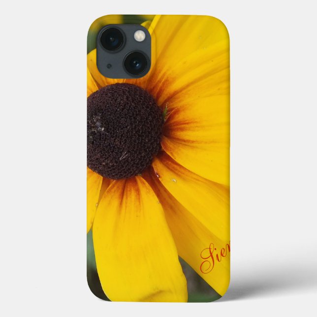 Black Eyed Susan iPad Case *Personalize* (Baksida)