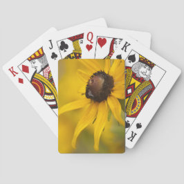 Black-Eyed Susan med en Teardroppe Casinokort