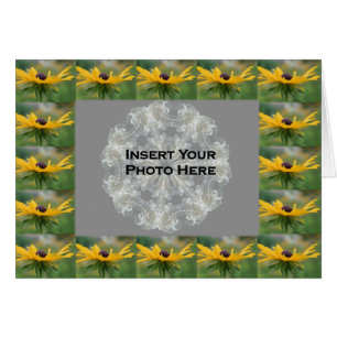 Black Eyed Susan Photo Template Tack OBS Kort