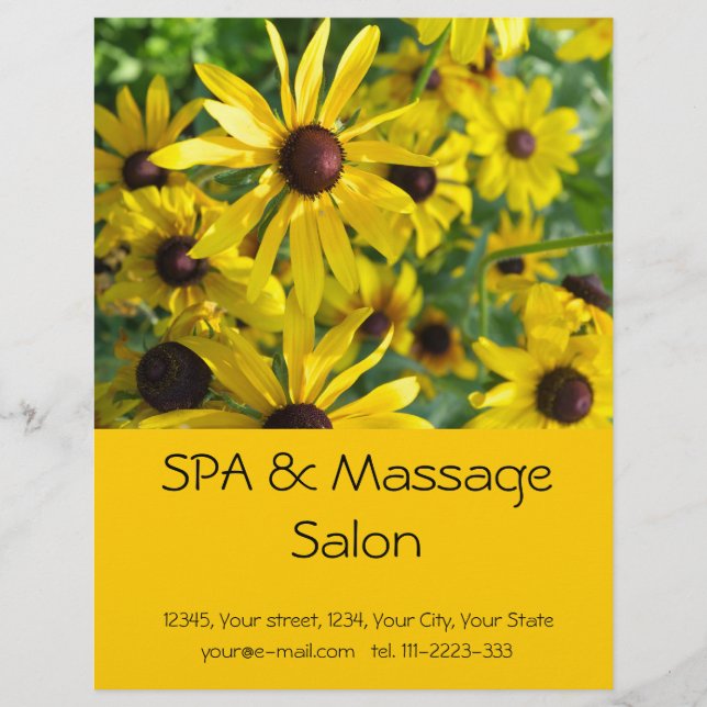 Black eyed Susan Reklamblad (Framsidan)