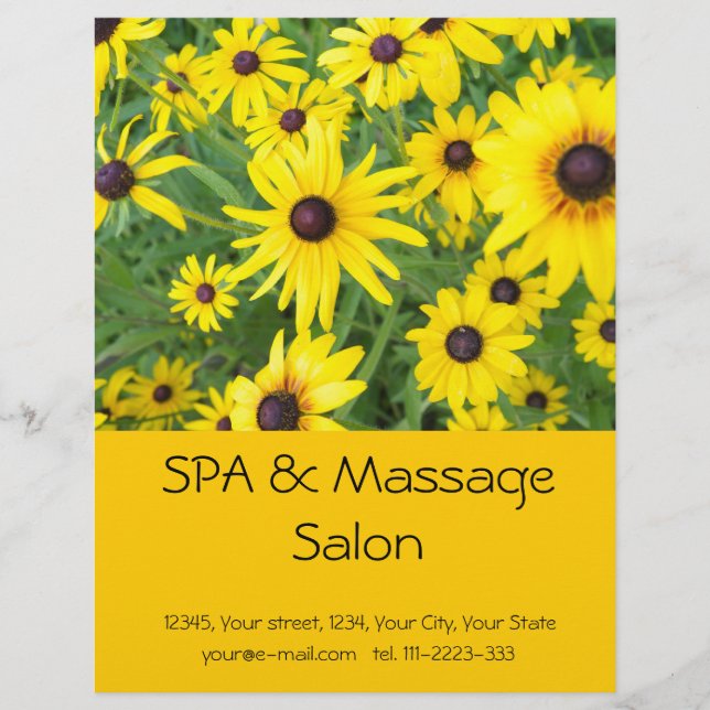 Black eyed Susan Reklamblad (Framsidan)