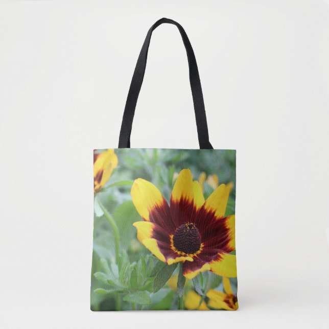 Black Eyed Susan Tote Bag Tygkasse (Framsida)