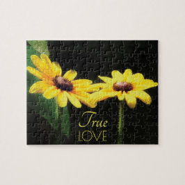 Black Eyed Susans Äkta kärlek Fine Art Photography Pussel