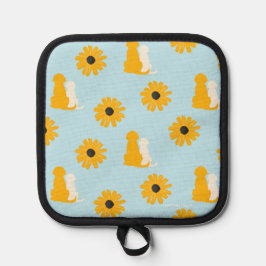 Black Eyed Susans och Goldens Pot Holder