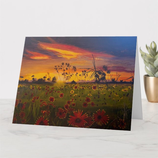 Black Eyed Susans, Original av Gary Poling Kort (Liten växt)