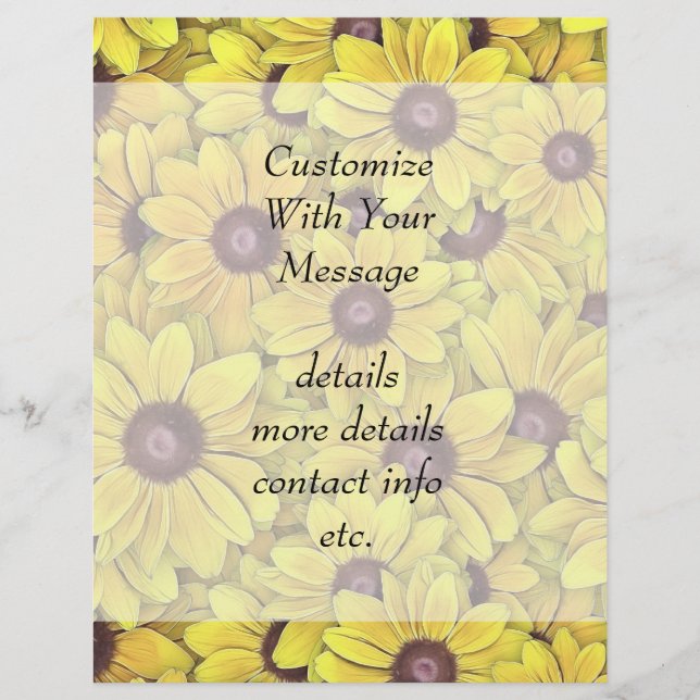 Black Eyed Susans överallt (Framsida)