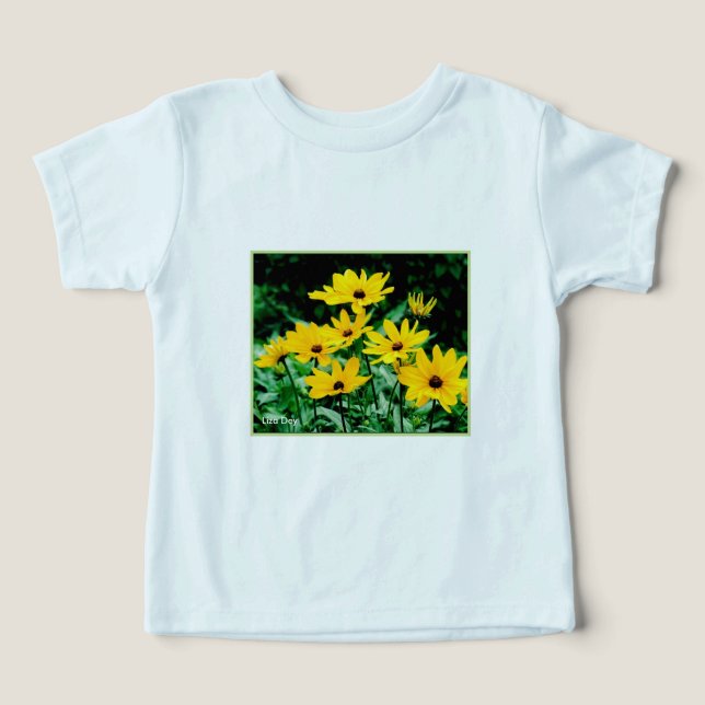 Black Eyed Susans Småbarn T Shirt (Design Framsida)