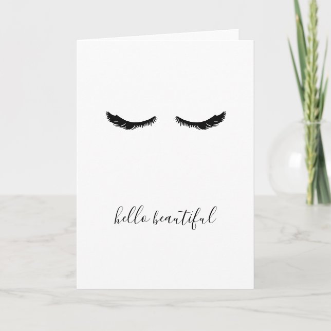 Black Eyelash Hej Benice Kort (Framsida)