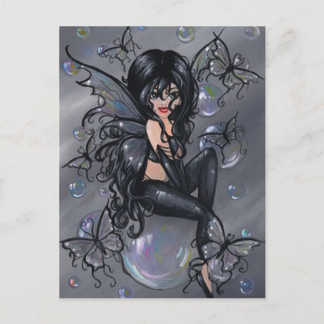 "Black Fairy"-vykort Vykort (Framsida)
