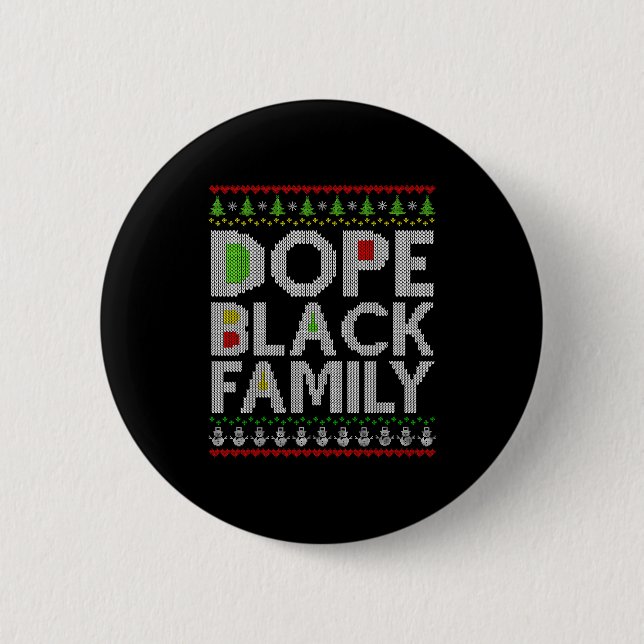 Black Family 2025 Afro Christmas Tree Santa Pj Mat Knapp (Framsida)