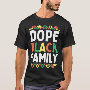 Black Family African American Black History Month T Shirt