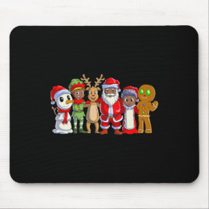 Black family christmas afro african american Santa Musmatta