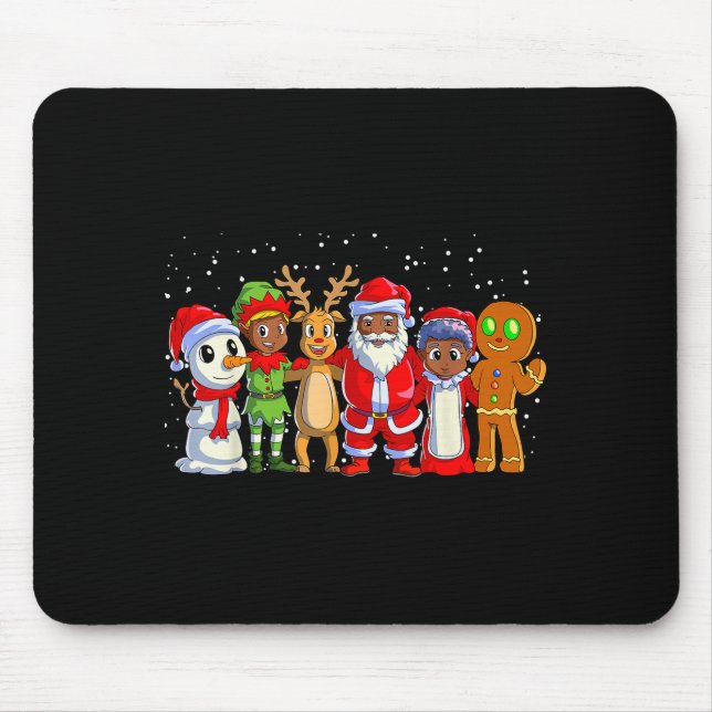 Black Family Christmas Afro African American Santa Musmatta (Framsidan)