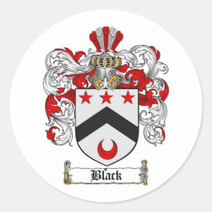 BLACK FAMILY CREST - SVART JACKANDE AV ARM RUNT KLISTERMÄRKE
