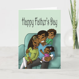 Black Family Fars dag Kort