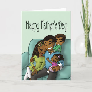 Black Family Fars dag Kort