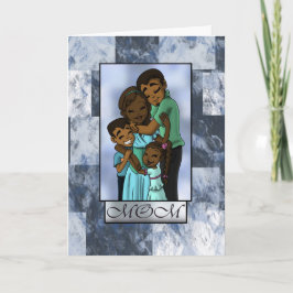 Black Family Mors dag Kort