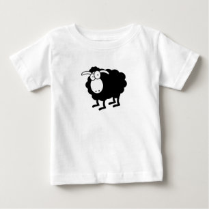Black får baby T-Shirt