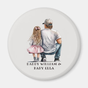 Black Far och Dotter Bond (11) Magnet