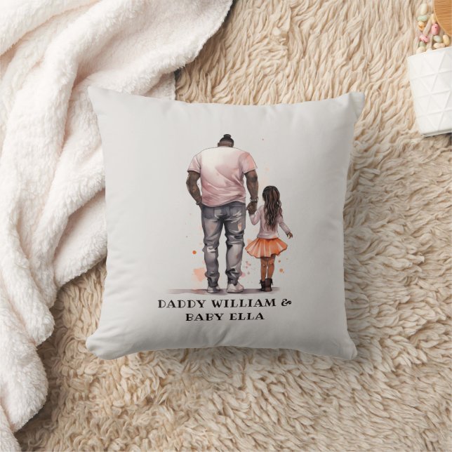 Black Far och Dotter Bond (5) Kudde (Filt)