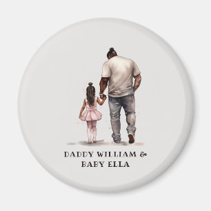 Black Far och Dotter Bond (6) Magnet