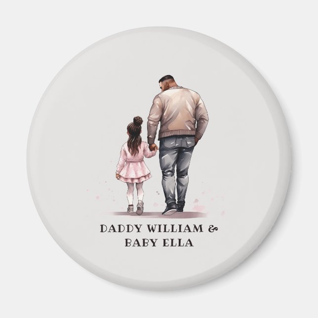 Black Far och Dotter Bond (7) Magnet (Framsidan)