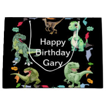 Black färg Background Dinosaur Födelsedagsfest