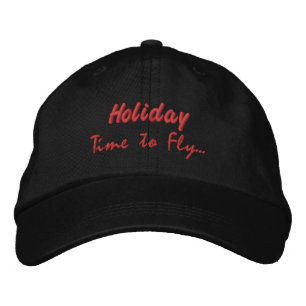 Black Färg Helgdag Embroized Hats Caps Hat Broderad Keps
