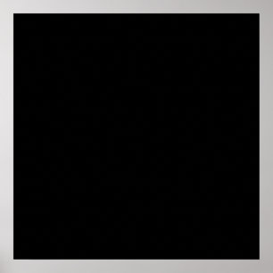 Black Färg Plain Pitch Black Background Space Poster