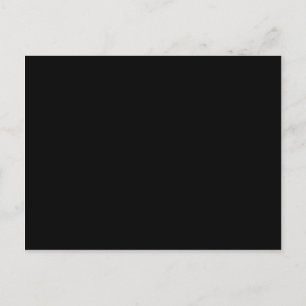 Black Färg Plain Pitch Black Background Space Vykort