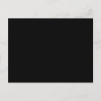 Black Färg Plain Pitch Black Background Space Vykort