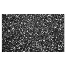 Black Faux Glitter Seamless Mönster Tyg