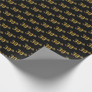 Black, Faux Guld 30:e (trettionde) händelsen Presentpapper