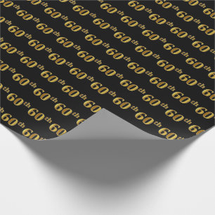 Black, Faux Guld 60:e (sextionde) händelsen Presentpapper