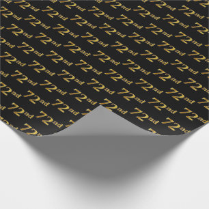 Black, Faux Guld 72:a (72:e) händelsen Presentpapper